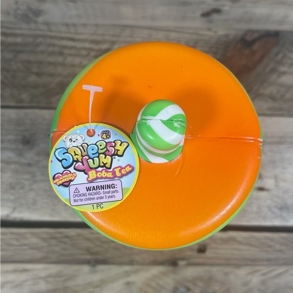 2x Ja-Ru Squeesh Yum Boba Tea Green Stress Toy Bubble Drink Fidget Squishy Foam - Picture 6 of 7